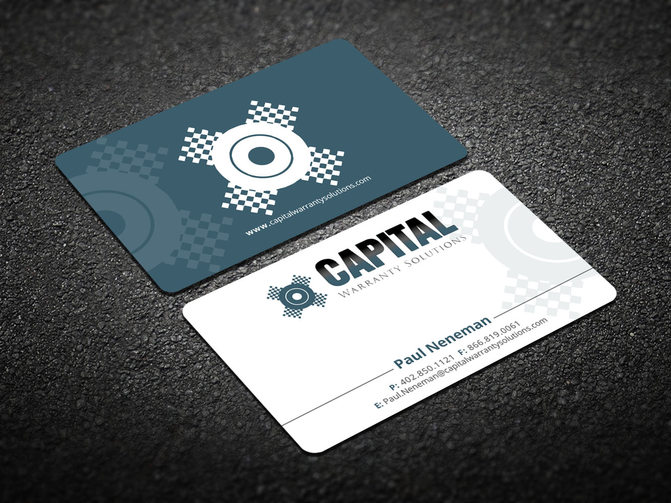 Business Card Design by Verified artistry (Design garden) for Capital Warranty Solutions | Design #10348902