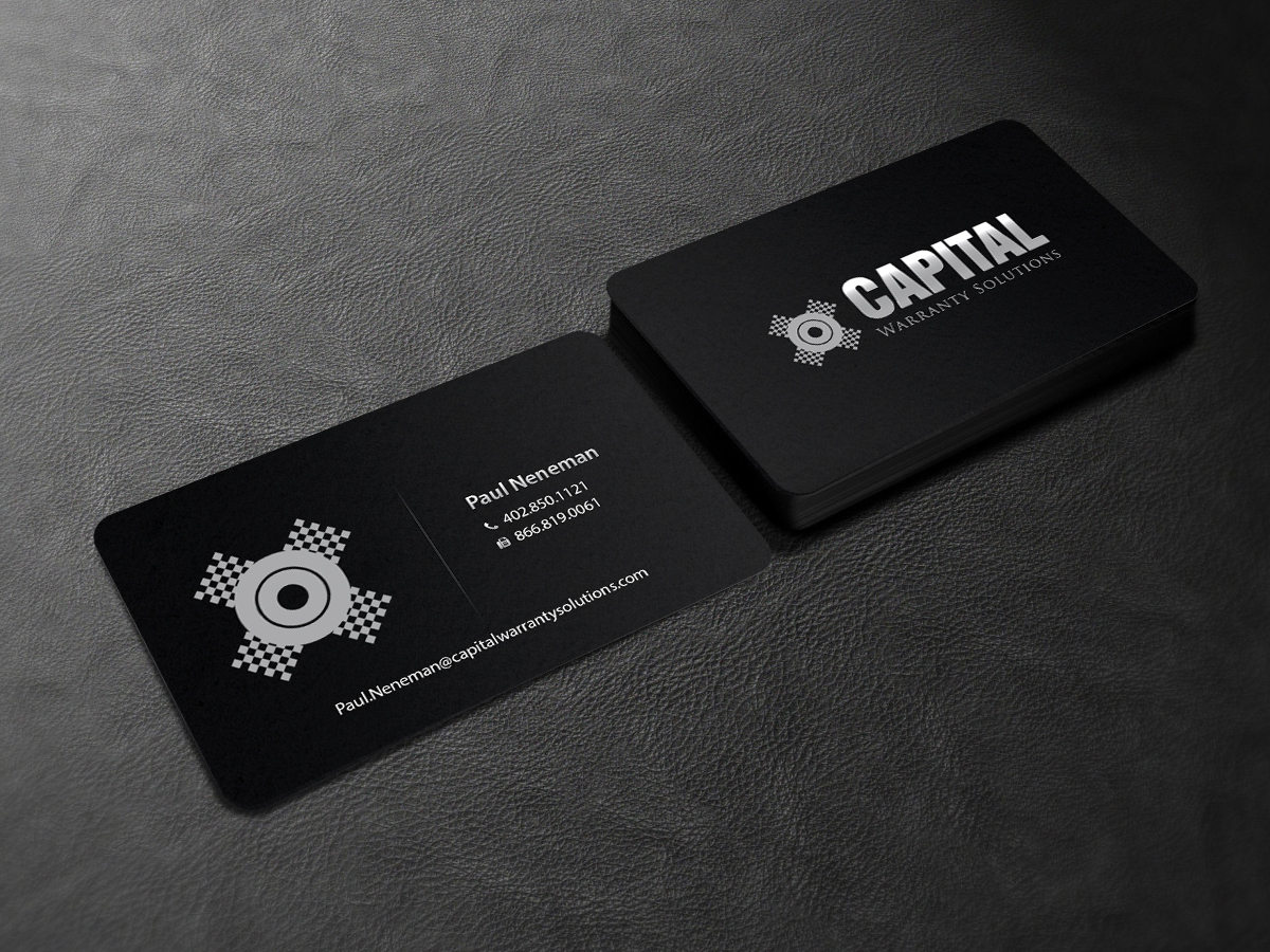 Business Card Design by Creations Box 2015 for Capital Warranty Solutions | Design #10356081