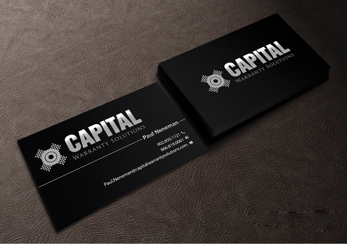 Business Card Design by Creations Box 2015 for Capital Warranty Solutions | Design #10356083