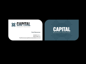 Business Card Design by Creations Box 2015 for Capital Warranty Solutions | Design: #10356091