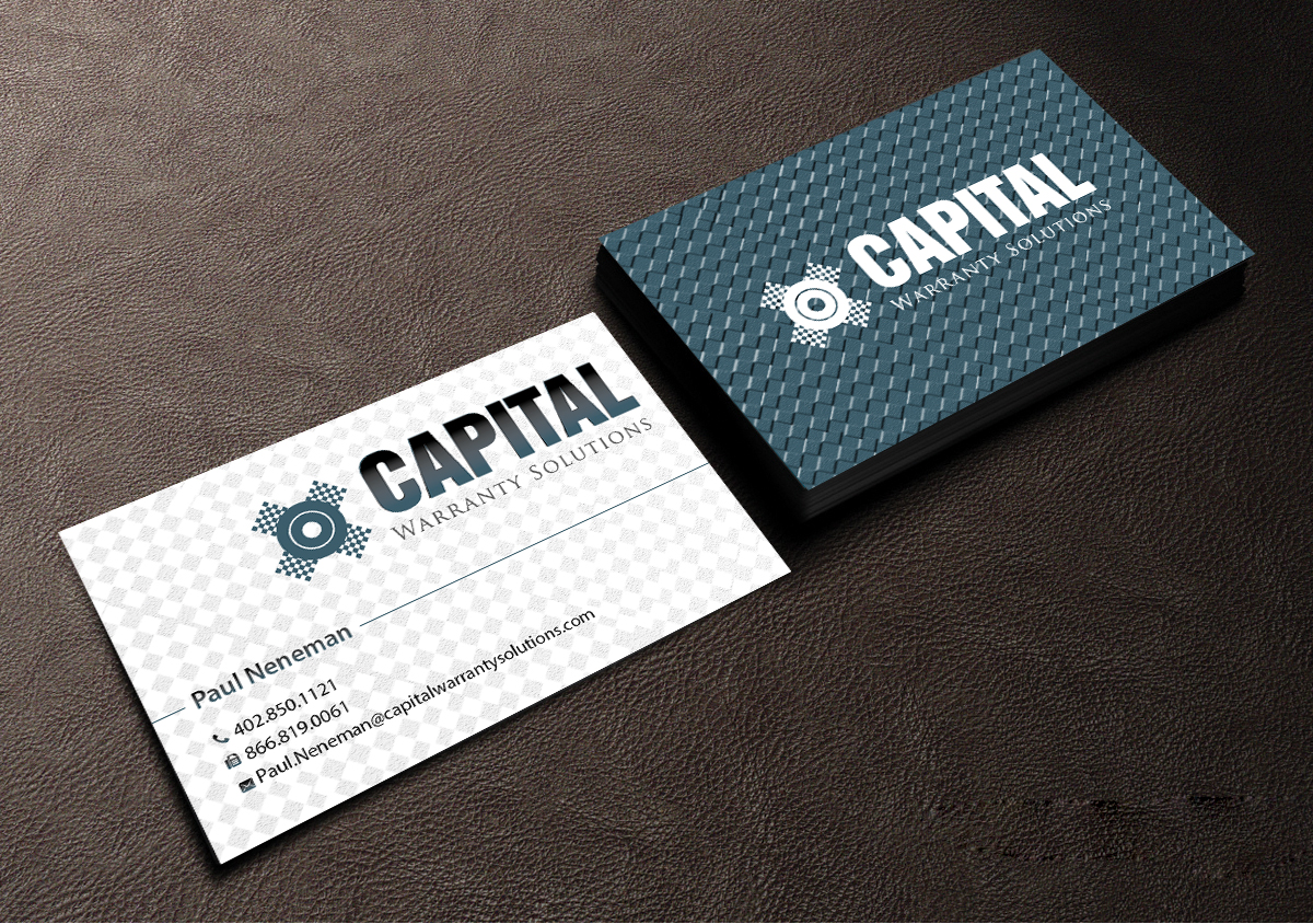 Business Card Design by Creations Box 2015 for Capital Warranty Solutions | Design #10356093