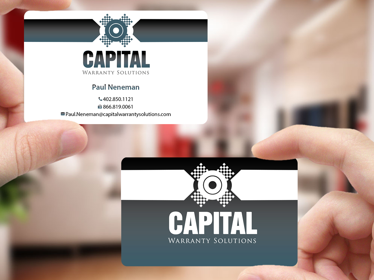 Business Card Design by Creations Box 2015 for Capital Warranty Solutions | Design #10356097