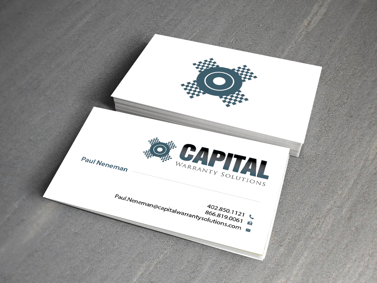 Business Card Design by Creations Box 2015 for Capital Warranty Solutions | Design #10356101