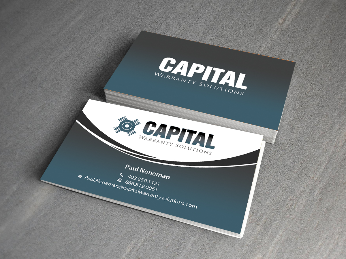 Design de Carte de Visite par Creations Box 2015 pour Capital Warranty Solutions | Design #10356105