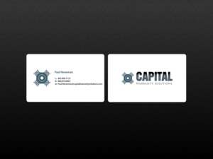 Business Card Design by Creations Box 2015 for Capital Warranty Solutions | Design: #10356106