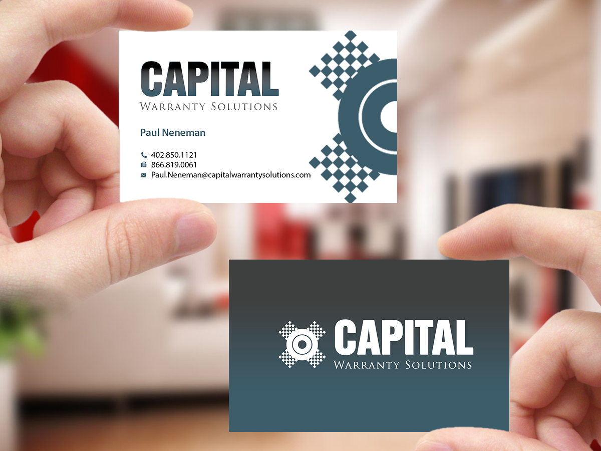 Business Card Design by Creations Box 2015 for Capital Warranty Solutions | Design #10356108