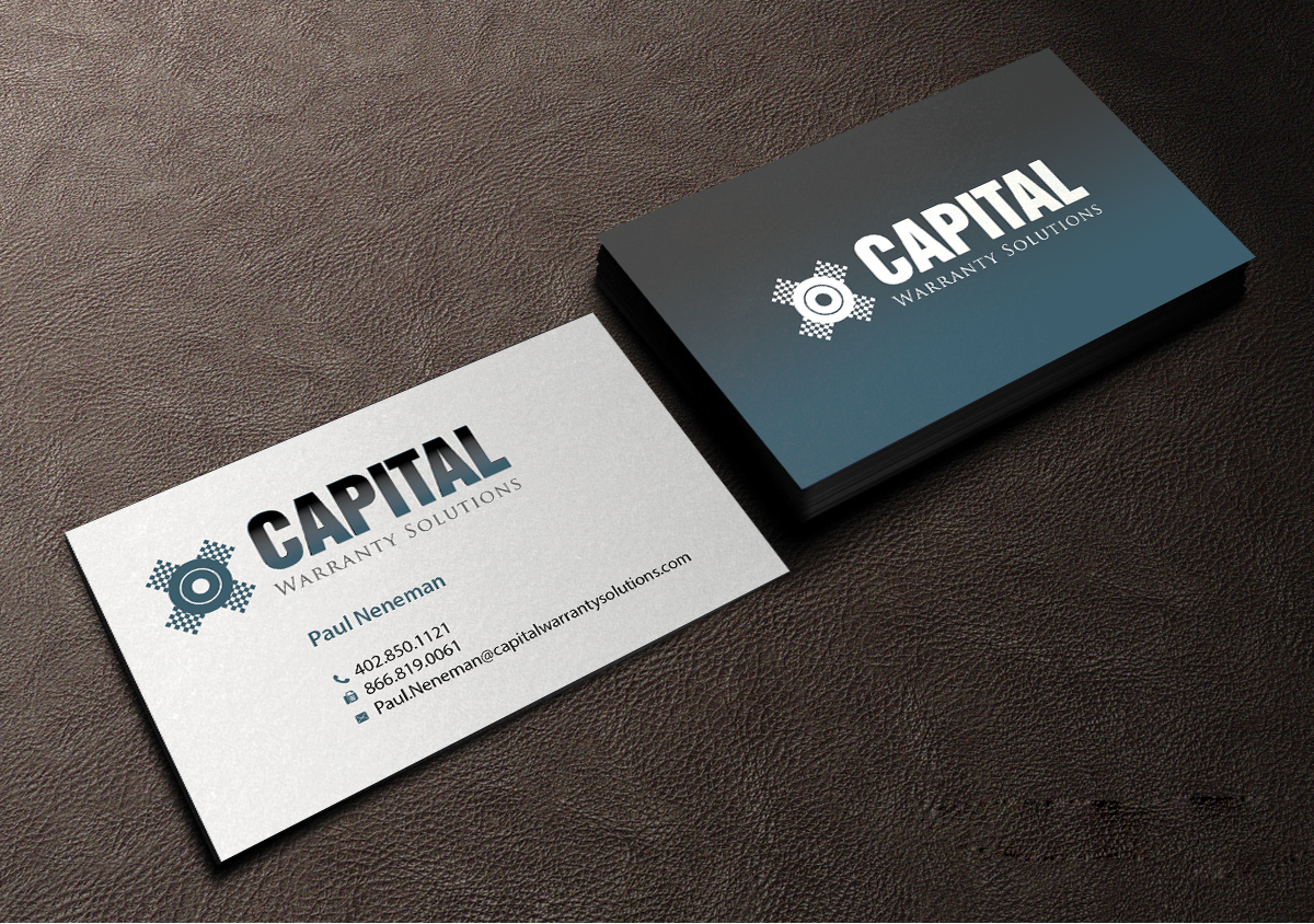 Business Card Design by Creations Box 2015 for Capital Warranty Solutions | Design #10356109