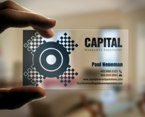 Diseño de Tarjeta de Presentación por chandrayaan.creative para Capital Warranty Solutions | Diseño: #10354598