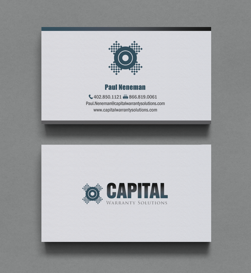 Design de Carte de Visite par chandrayaan.creative pour Capital Warranty Solutions | Design #10354603