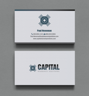 Diseño de Tarjeta de Presentación por chandrayaan.creative para Capital Warranty Solutions | Diseño: #10354603