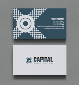 Diseño de Tarjeta de Presentación por chandrayaan.creative para Capital Warranty Solutions | Diseño: #10354604