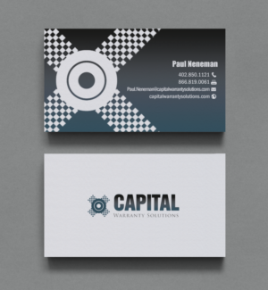 Diseño de Tarjeta de Presentación por chandrayaan.creative para Capital Warranty Solutions | Diseño: #10354605