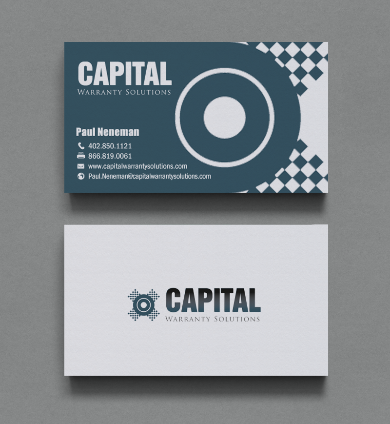Design de Carte de Visite par chandrayaan.creative pour Capital Warranty Solutions | Design #10354609