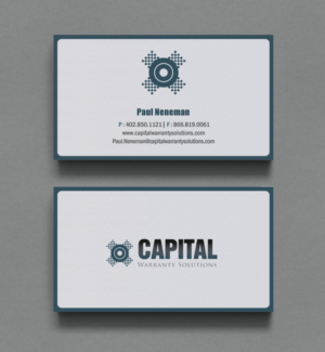 Diseño de Tarjeta de Presentación por chandrayaan.creative para Capital Warranty Solutions | Diseño: #10354610