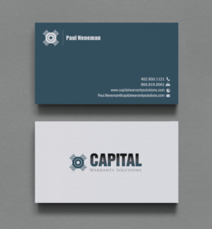 Business Card Design by chandrayaan.creative for Capital Warranty Solutions | Design: #10354613