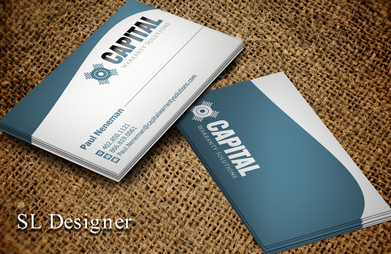 Design de Carte de Visite par SL Designer pour Capital Warranty Solutions | Design #10348776