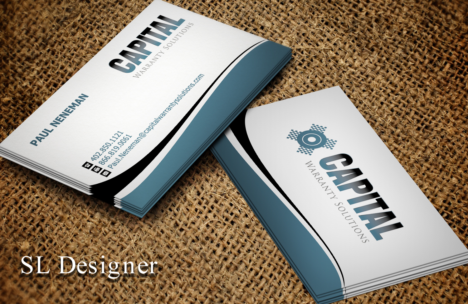 Design de Carte de Visite par SL Designer pour Capital Warranty Solutions | Design #10348779