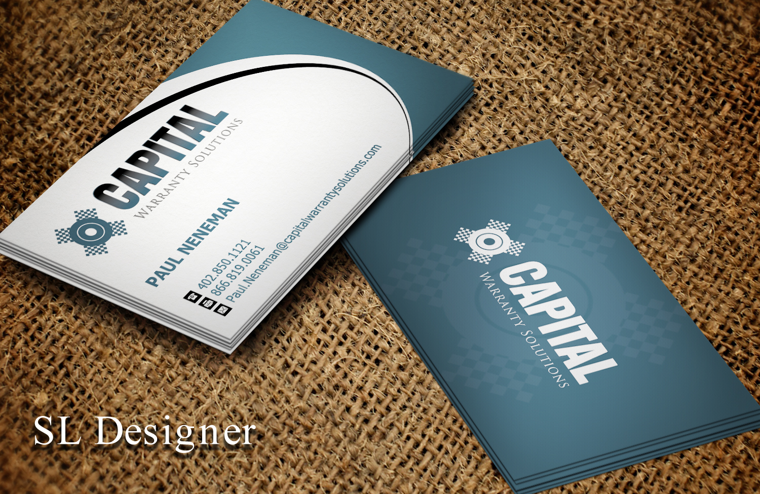 Design de Carte de Visite par SL Designer pour Capital Warranty Solutions | Design #10348781