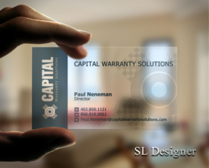 Design de Carte de Visite par SL Designer pour Capital Warranty Solutions | Design : #10348787