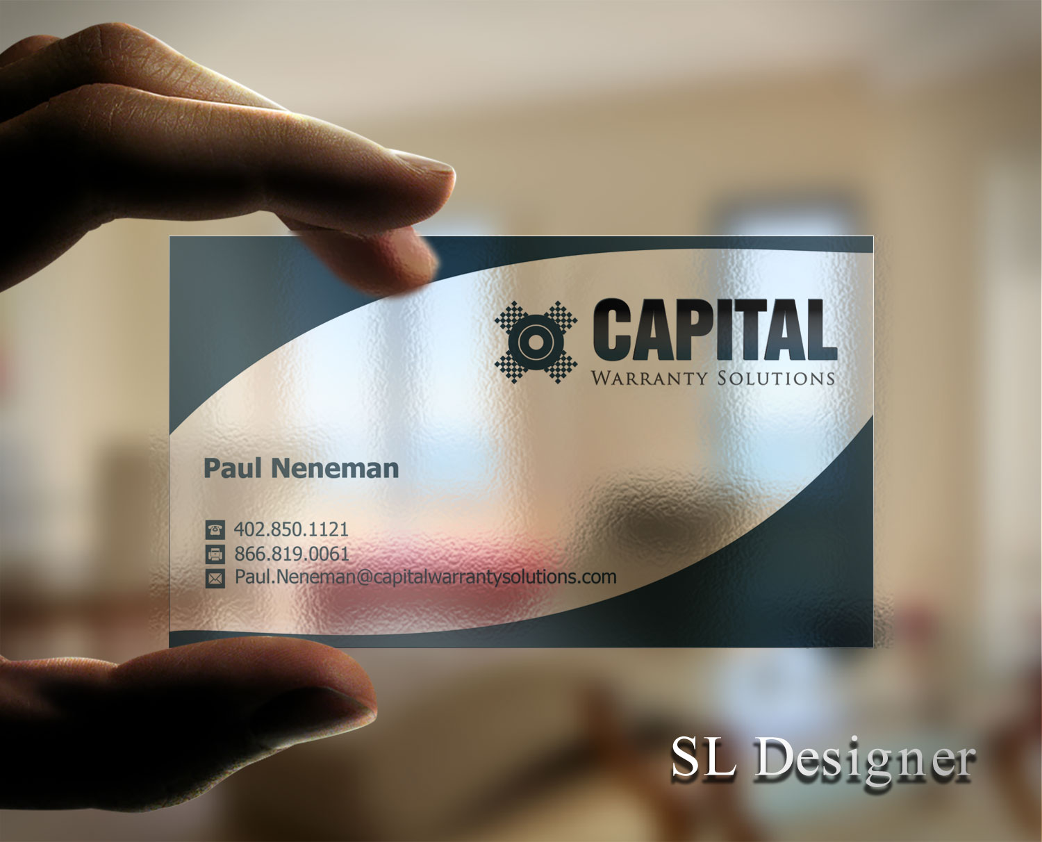 Business Card Design by SL Designer for Capital Warranty Solutions | Design #10348788