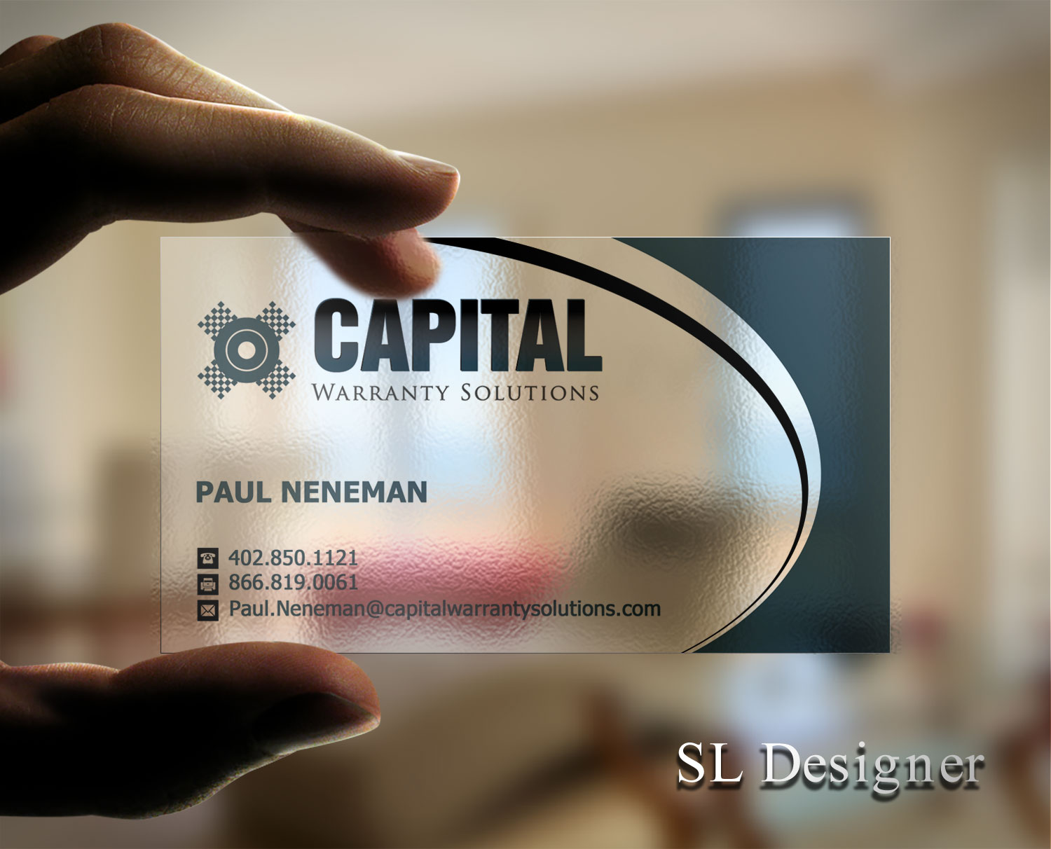 Business Card Design by SL Designer for Capital Warranty Solutions | Design #10348789