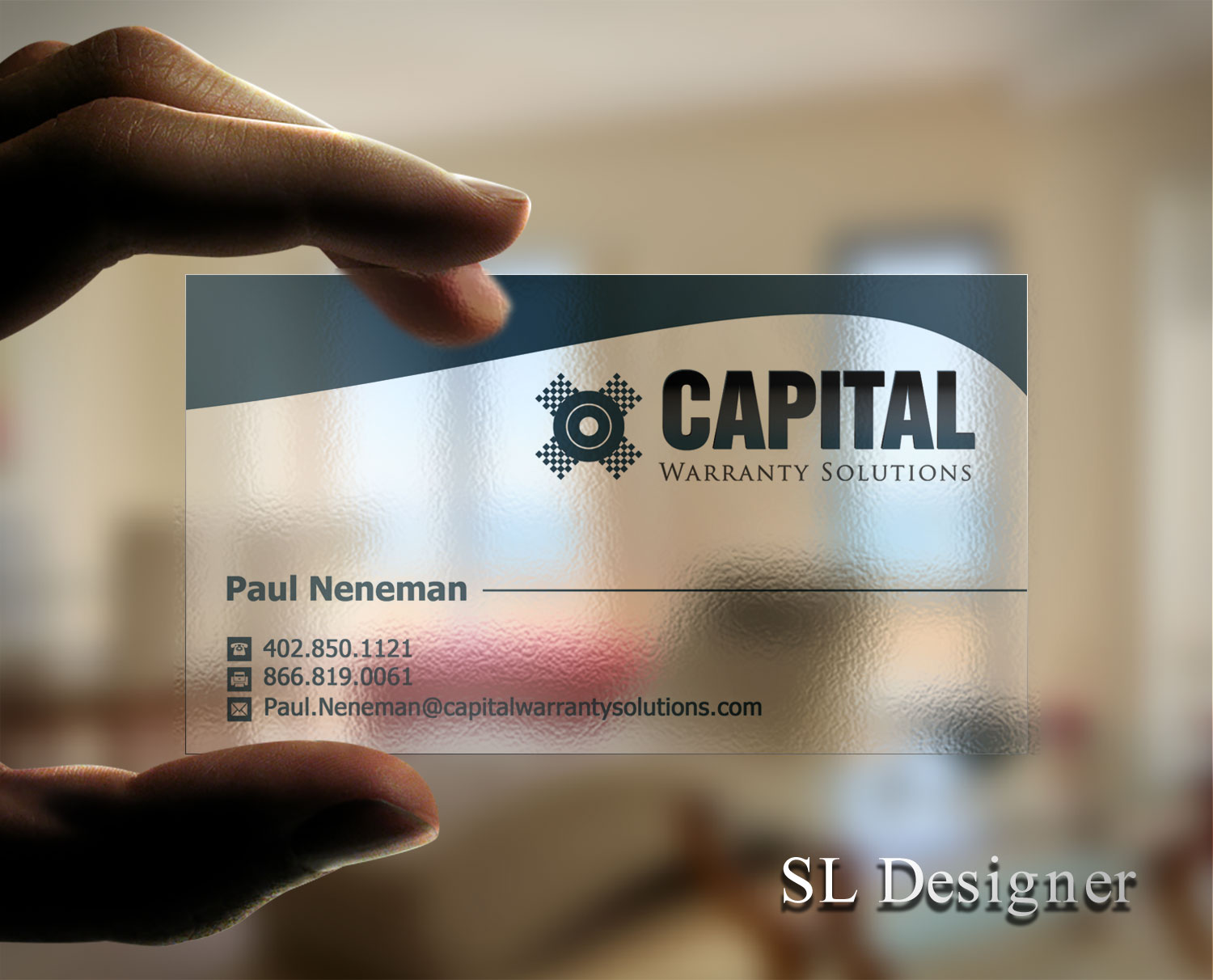 Design de Carte de Visite par SL Designer pour Capital Warranty Solutions | Design #10348790