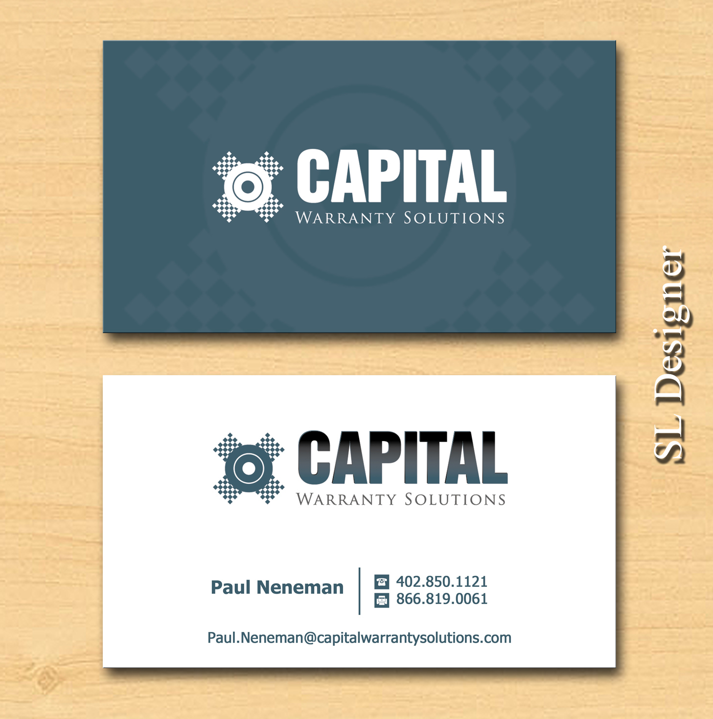 Design de Carte de Visite par SL Designer pour Capital Warranty Solutions | Design #10349272