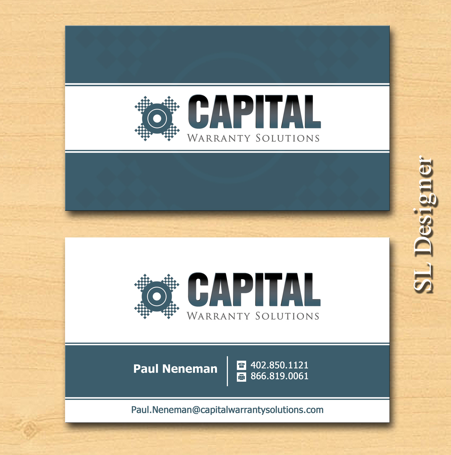 Design de Carte de Visite par SL Designer pour Capital Warranty Solutions | Design #10349273