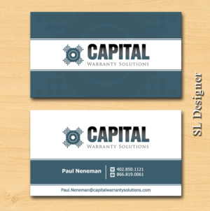 Design de Carte de Visite par SL Designer pour Capital Warranty Solutions | Design : #10349273