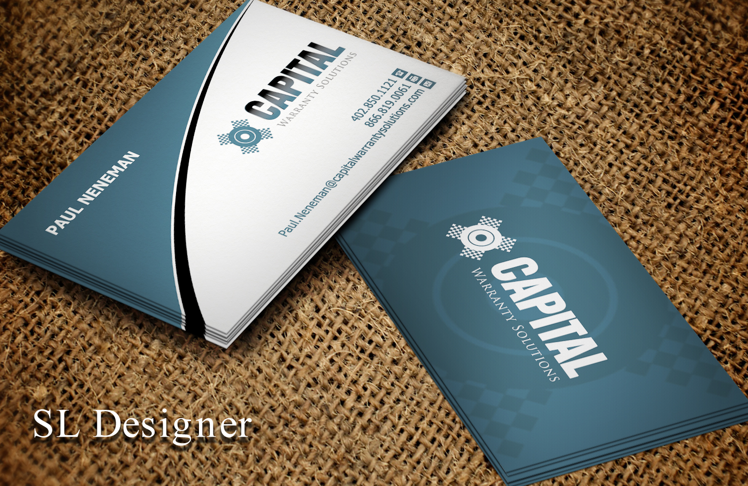 Design de Carte de Visite par SL Designer pour Capital Warranty Solutions | Design #10349558