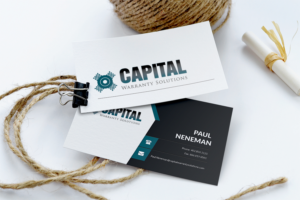 Business Card Design by isabel.paoli for Capital Warranty Solutions | Design: #10354300