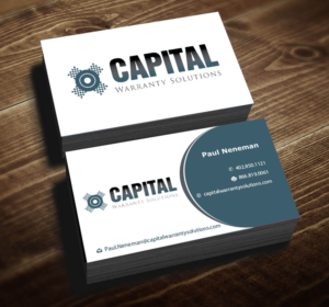 Design de Carte de Visite par f9design12 pour Capital Warranty Solutions | Design : #10358974