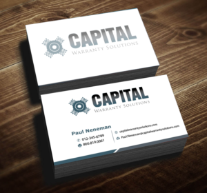 Business Card Design by f9design12 for Capital Warranty Solutions | Design: #10358986