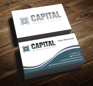 Business Card Design by f9design12 for Capital Warranty Solutions | Design: #10359013