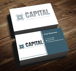 Business Card Design by f9design12 for Capital Warranty Solutions | Design: #10359015