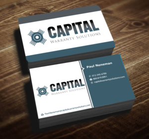 Business Card Design by f9design12 for Capital Warranty Solutions | Design: #10359016