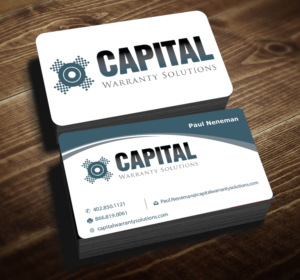 Business Card Design by f9design12 for Capital Warranty Solutions | Design: #10359024