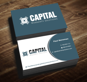 Business Card Design by f9design12 for Capital Warranty Solutions | Design: #10359025
