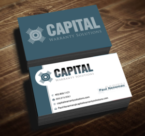 Business Card Design by f9design12 for Capital Warranty Solutions | Design: #10359027