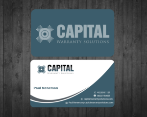 Business Card Design by f9design12 for Capital Warranty Solutions | Design: #10359046