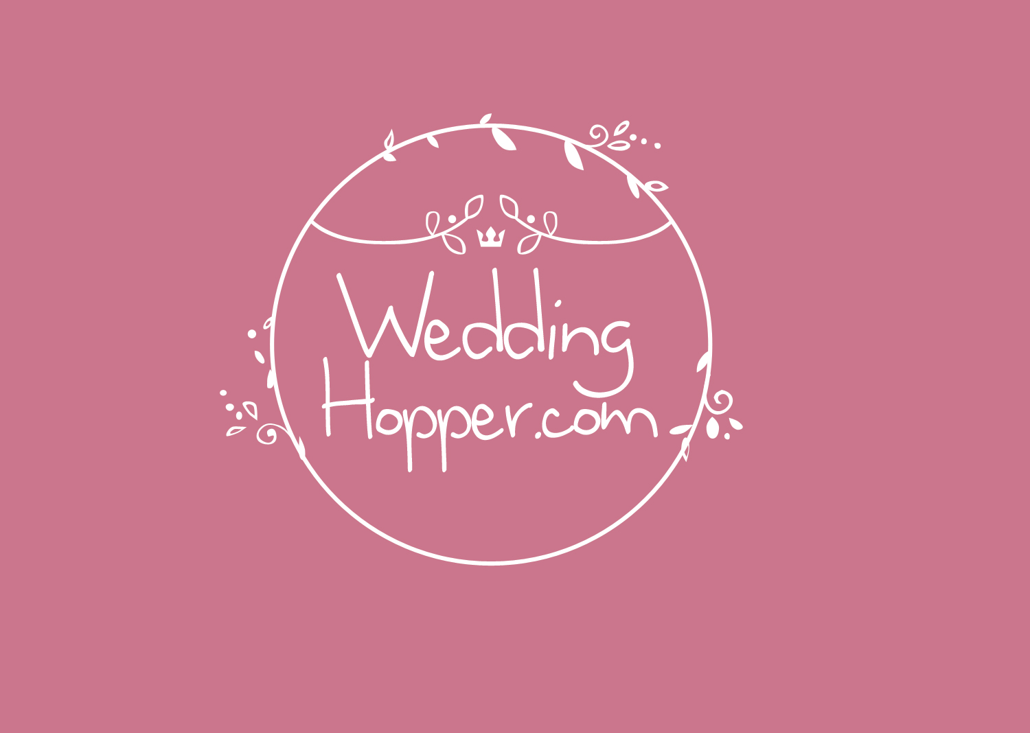 Logo Design by ivo_i_ivanov for Wedding Hopper.com | Design #10360748