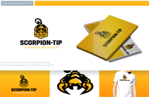 Logo Design by Anhlee for Scorpion-Tip Surfacing Specialists | Design #10351971