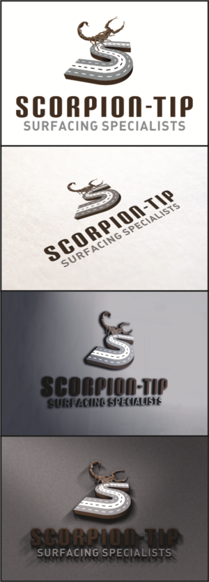 Logo Design by DG for Scorpion-Tip Surfacing Specialists | Design: #10377648
