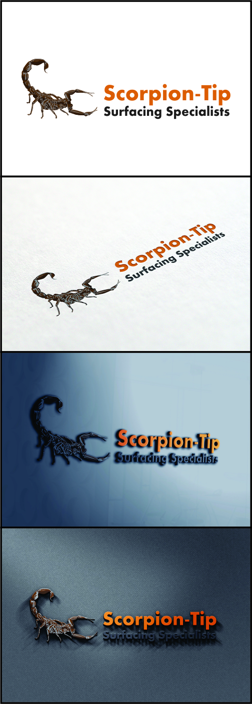 Design de Logo par DG pour Scorpion-Tip Surfacing Specialists | Design #10377650