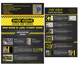 Broschüren-Design von Luna Art für Mine Signs | Design: #2202589