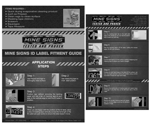 Broschüren-Design von Luna Art für Mine Signs | Design: #2202597