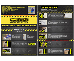Broschüren-Design von Luna Art für Mine Signs | Design: #2202605