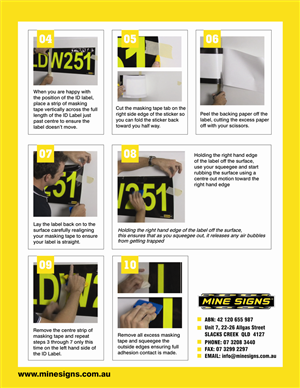 Broschüren-Design von rkailas für Mine Signs | Design: #2200523