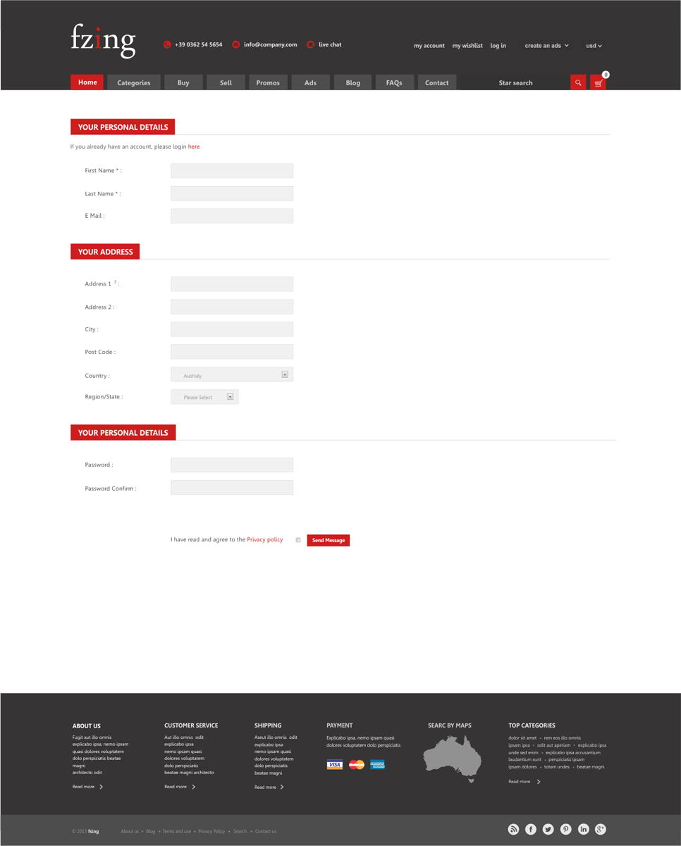 Web Design by Silverfox Studio for Connecting Space Pty Ltd | Design #2276469