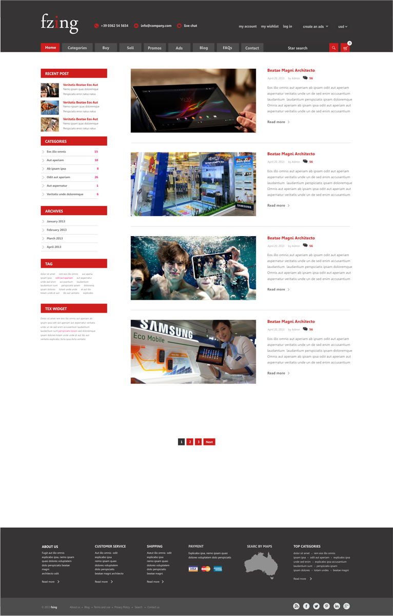 Web Design by Silverfox Studio for Connecting Space Pty Ltd | Design #2277070